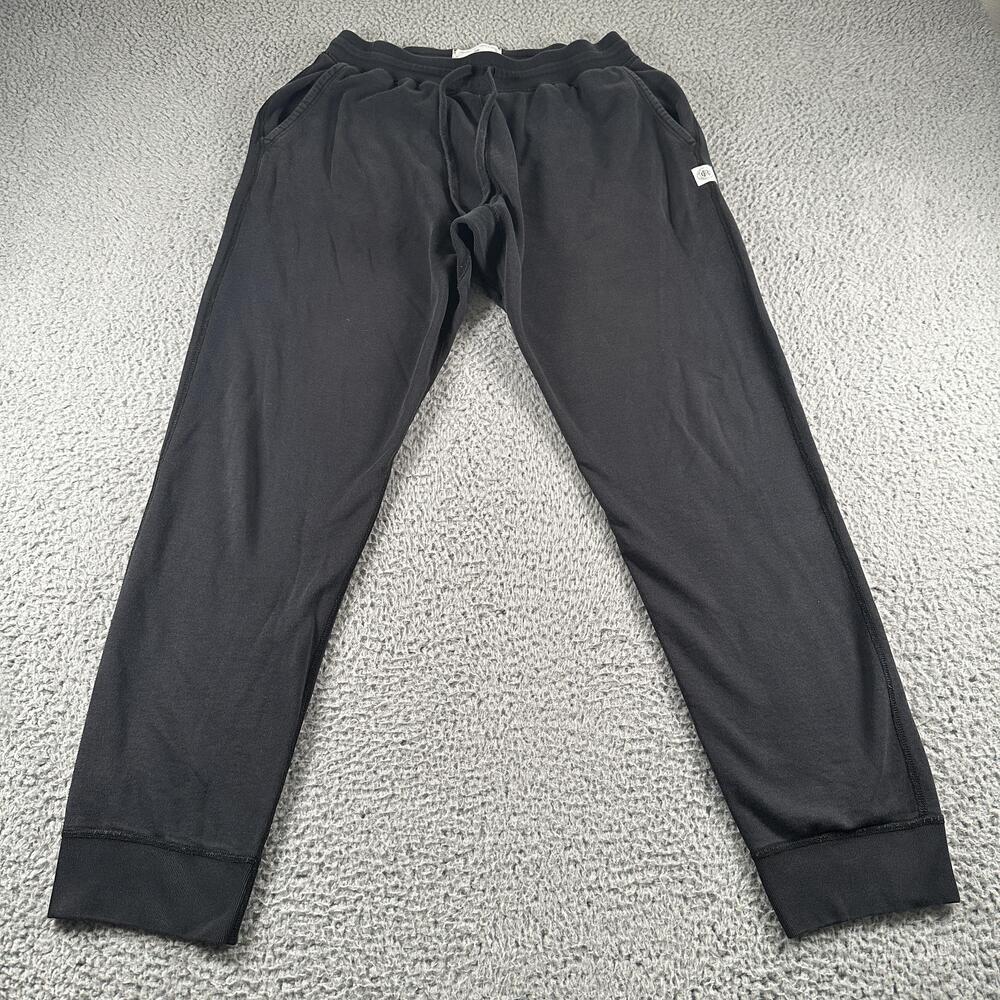 Reigning Champ Jogger Pants Mens L Black French Terry Slim Tapered Sweatpants